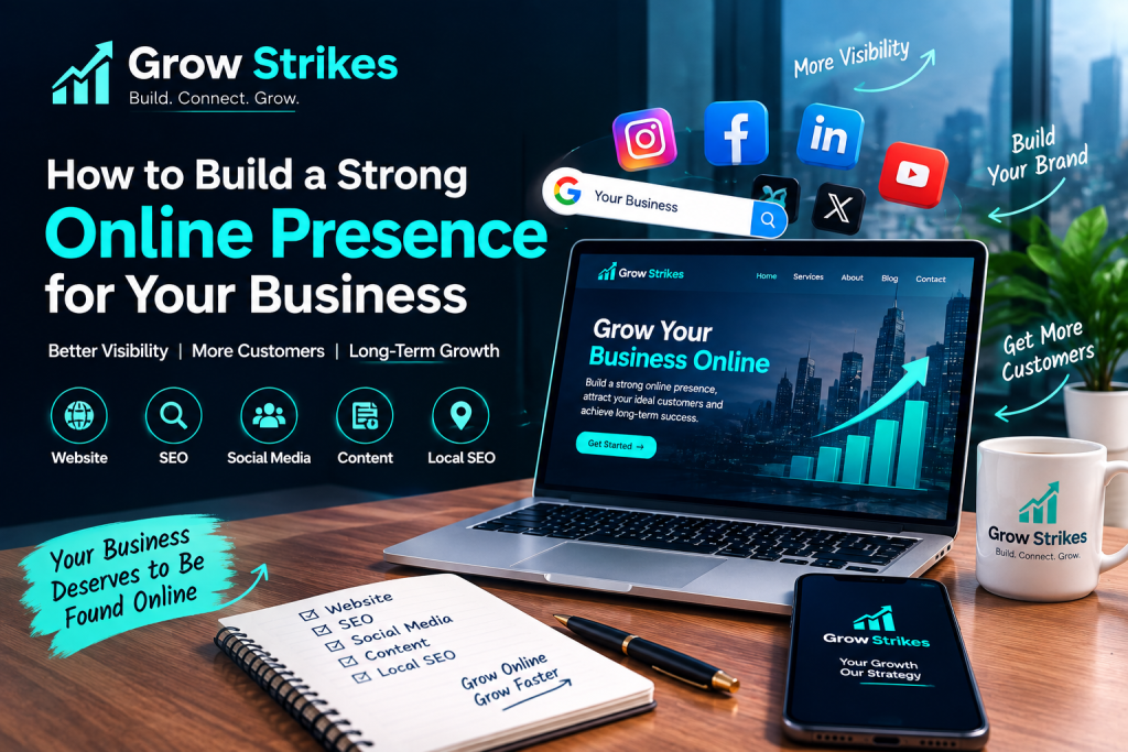 online presence for business