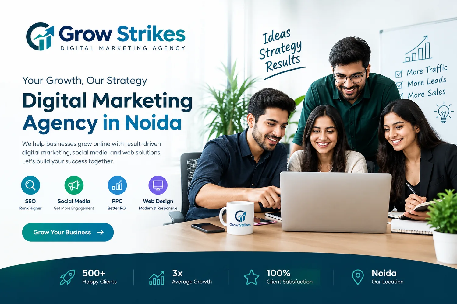 Grow Strikes Digital Marketing Agency in Noida